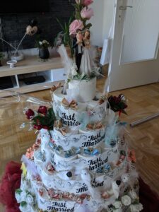 Hochzeitstoilettentorte 1m Hoch