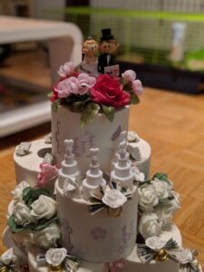 Pariser Hochzeitstoilettentorte