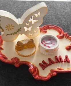 Mamas Auszeit Set rot/gold